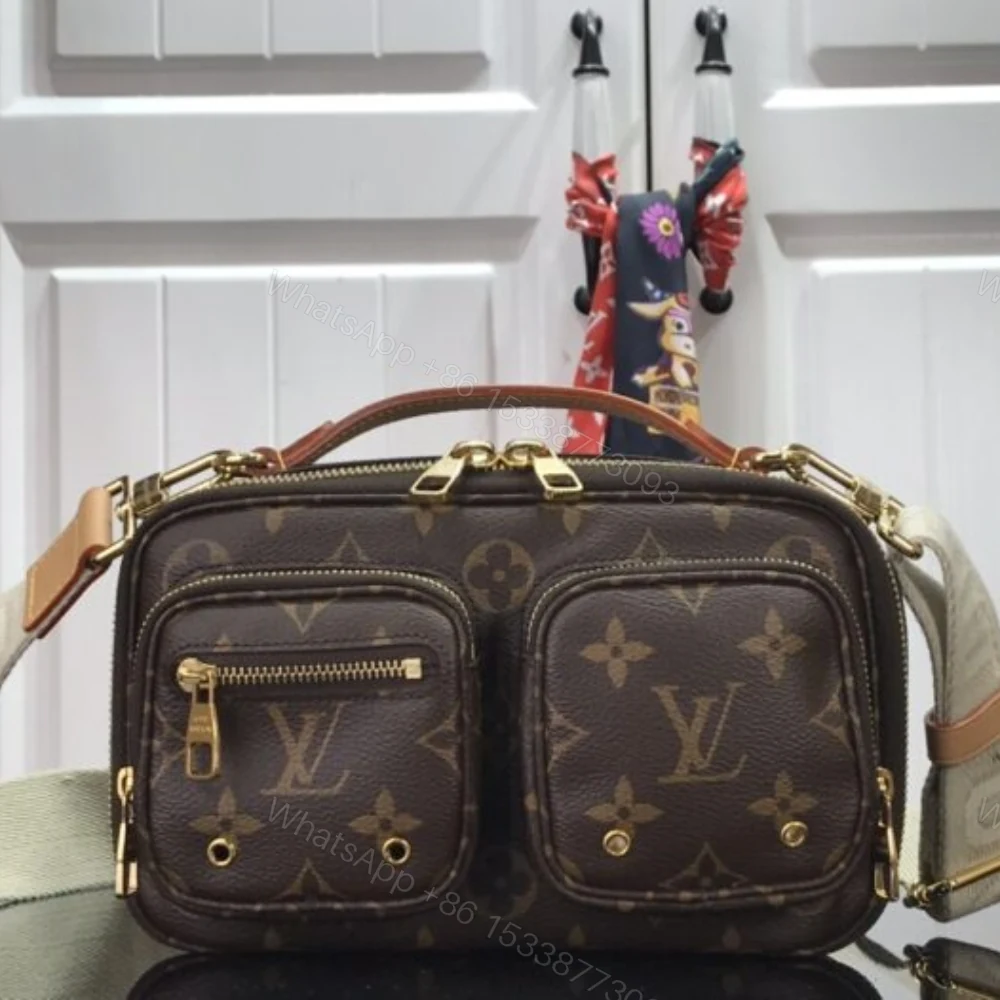 View 2 of Louis Vuitton Utility Crossbody Bag Brown 18Cm M80446