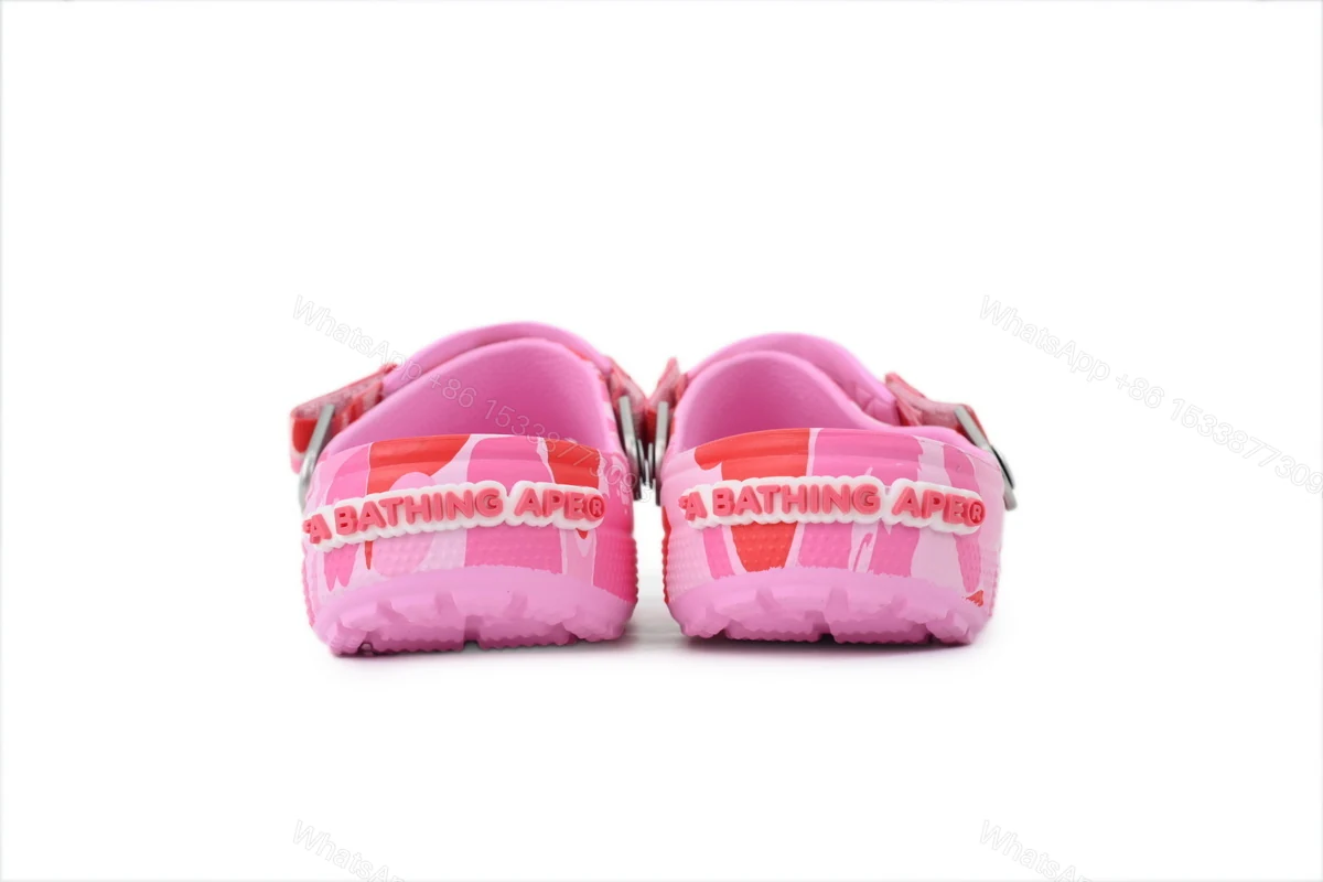 View 4 of BAPE x Crocs Classic Clog 'ABC Camo - pink'