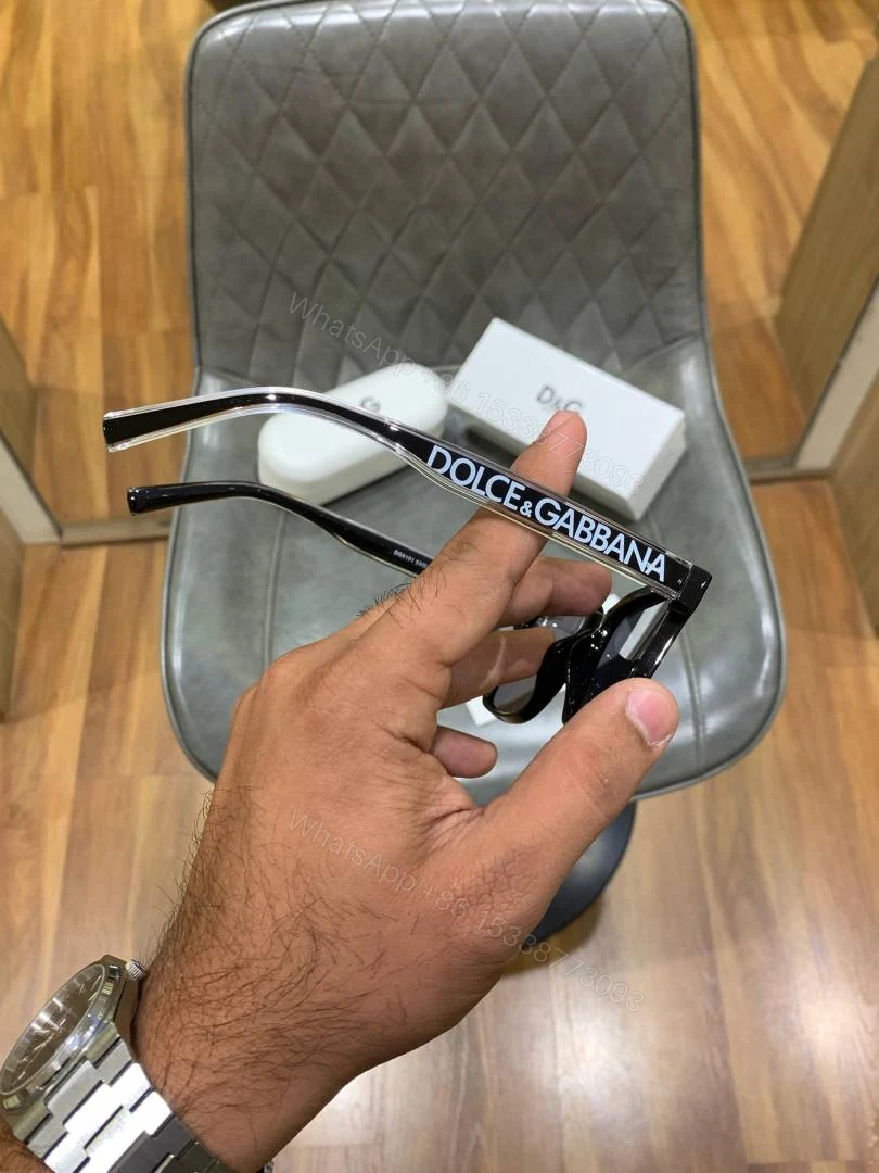 View 2 of First Copy Dolce & Gabbana Black Square Sunglasses UV Protection Premium Unisex Sunglasses