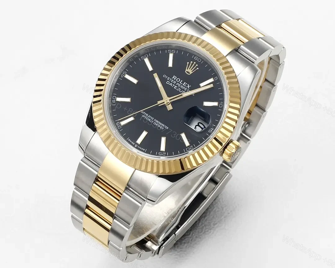 View 2 of KZ Factory Clean Factory JVS Rolex Datejust Black Two-Tone Watch