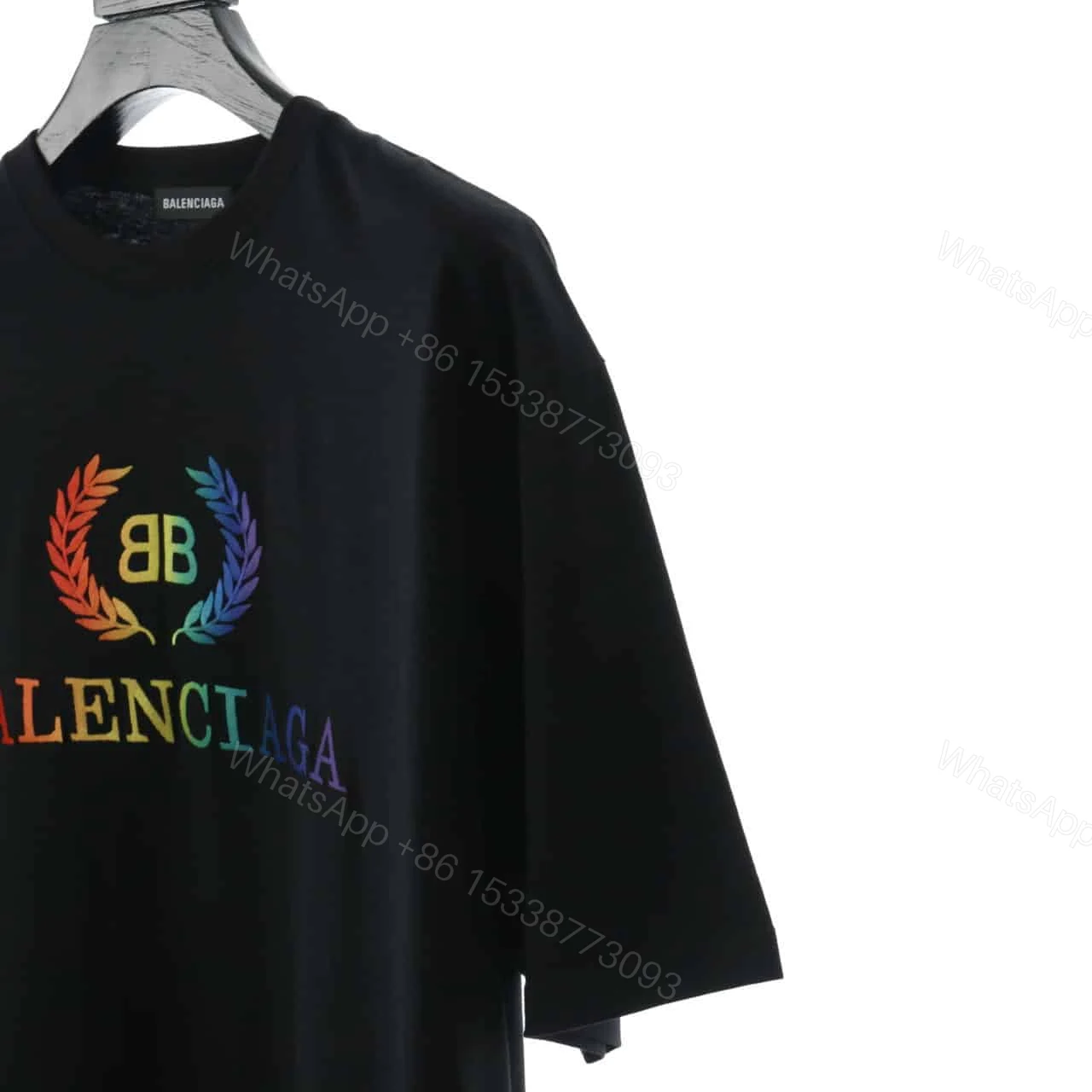 View 4 of BALENCIAGA RAINBOW SHORT SLEEVE T SHIRT