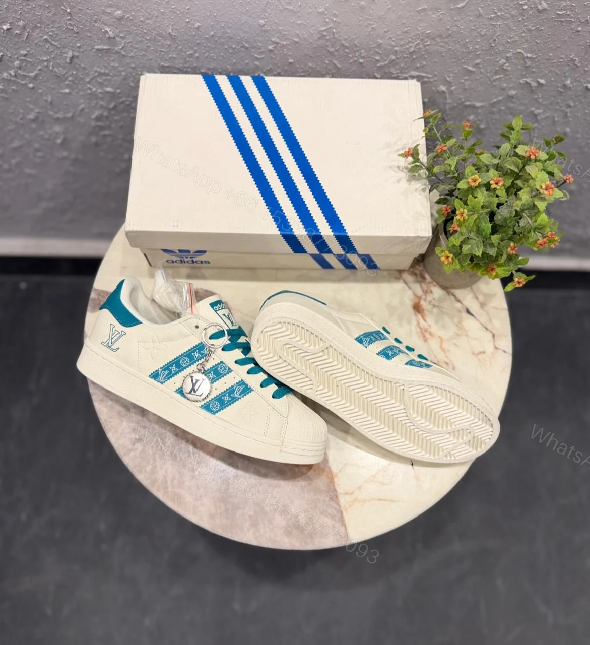 View 2 of ADIDAS ORIGINALS SUPERSTAR X LOUIS VUITTON EMBOSSED