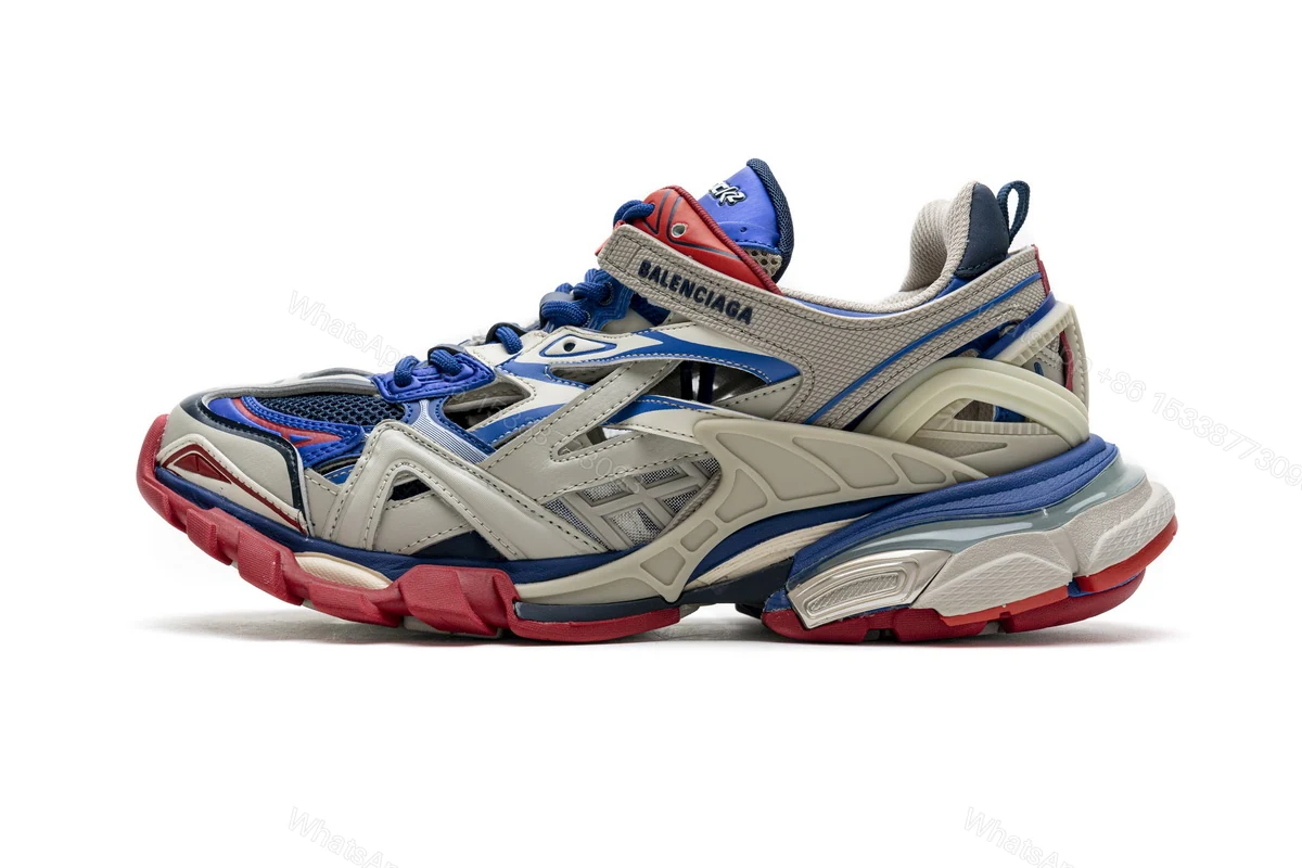 View 11 of Balenciaga Track 2 Sneaker Beige Blue 570391 W2GN2 8570