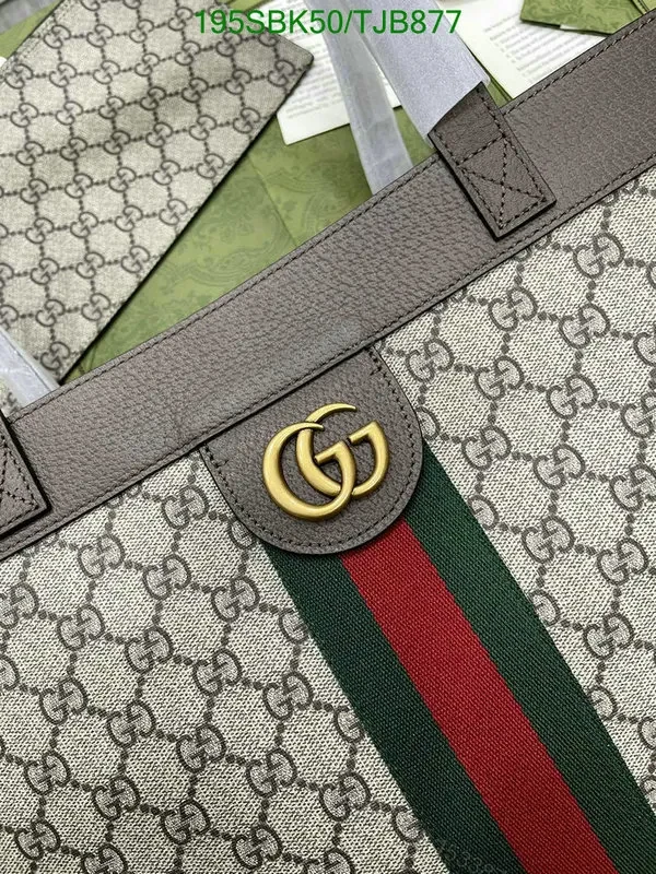 View 2 of Gucci Beige Medium Canvas Supreme Handbag featuring GG Logo SAS745