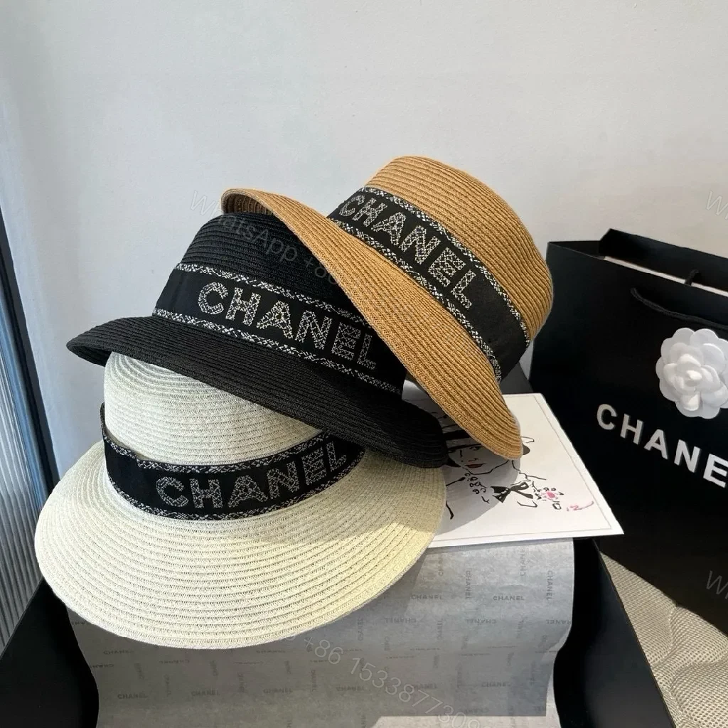 View 3 of Lightweight Straw Hat, Cloche Style, Signature Band