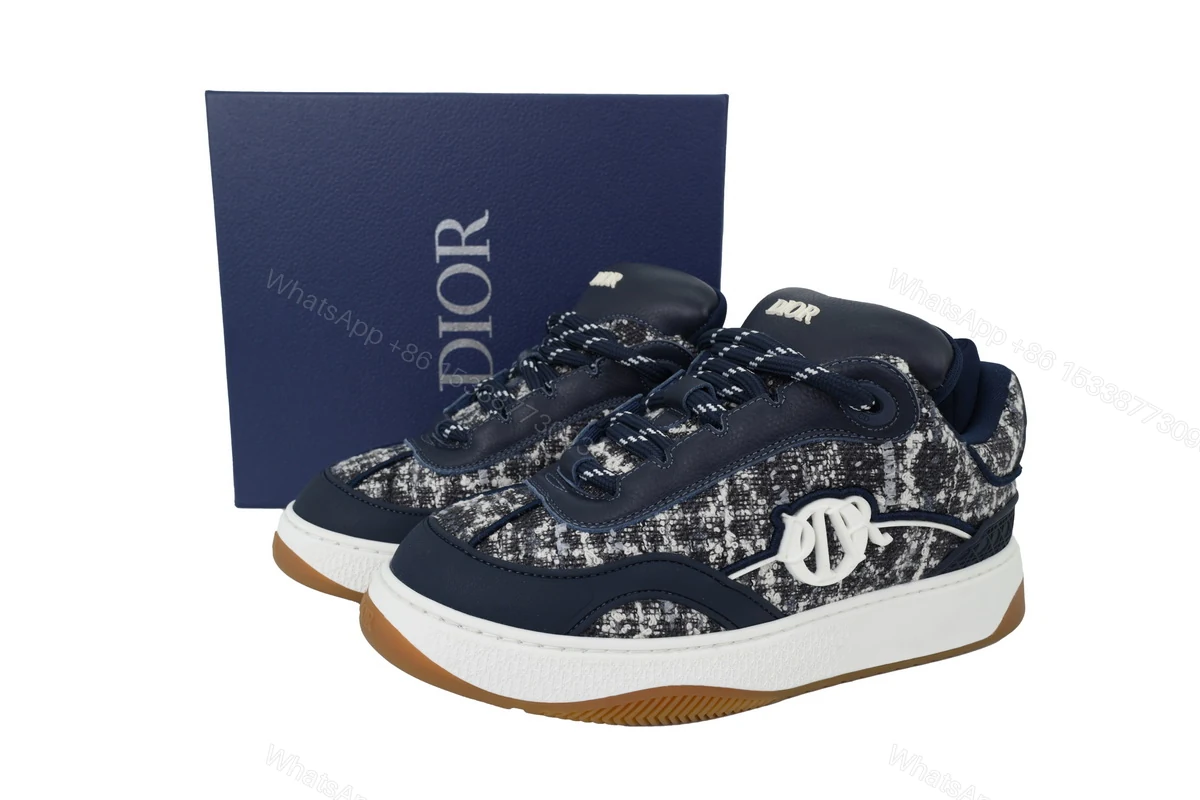 View 7 of Dior B9S Skater Tweed Navy Blue