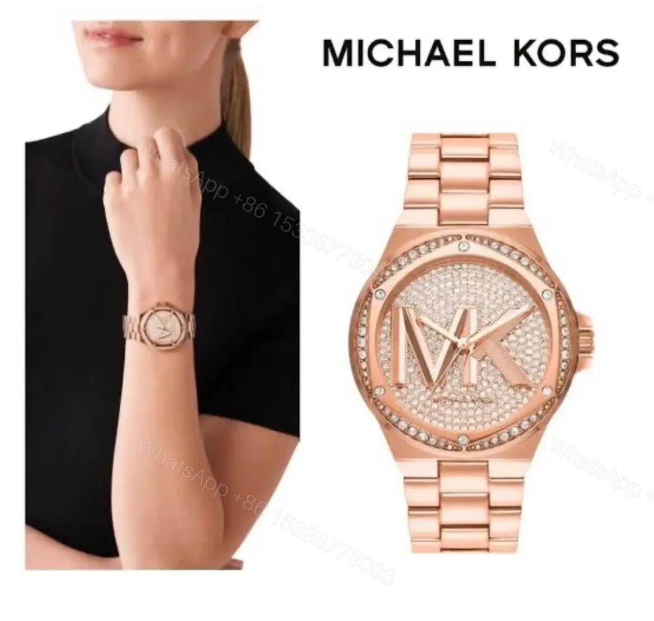View 2 of Michael Kors Gold Diamond