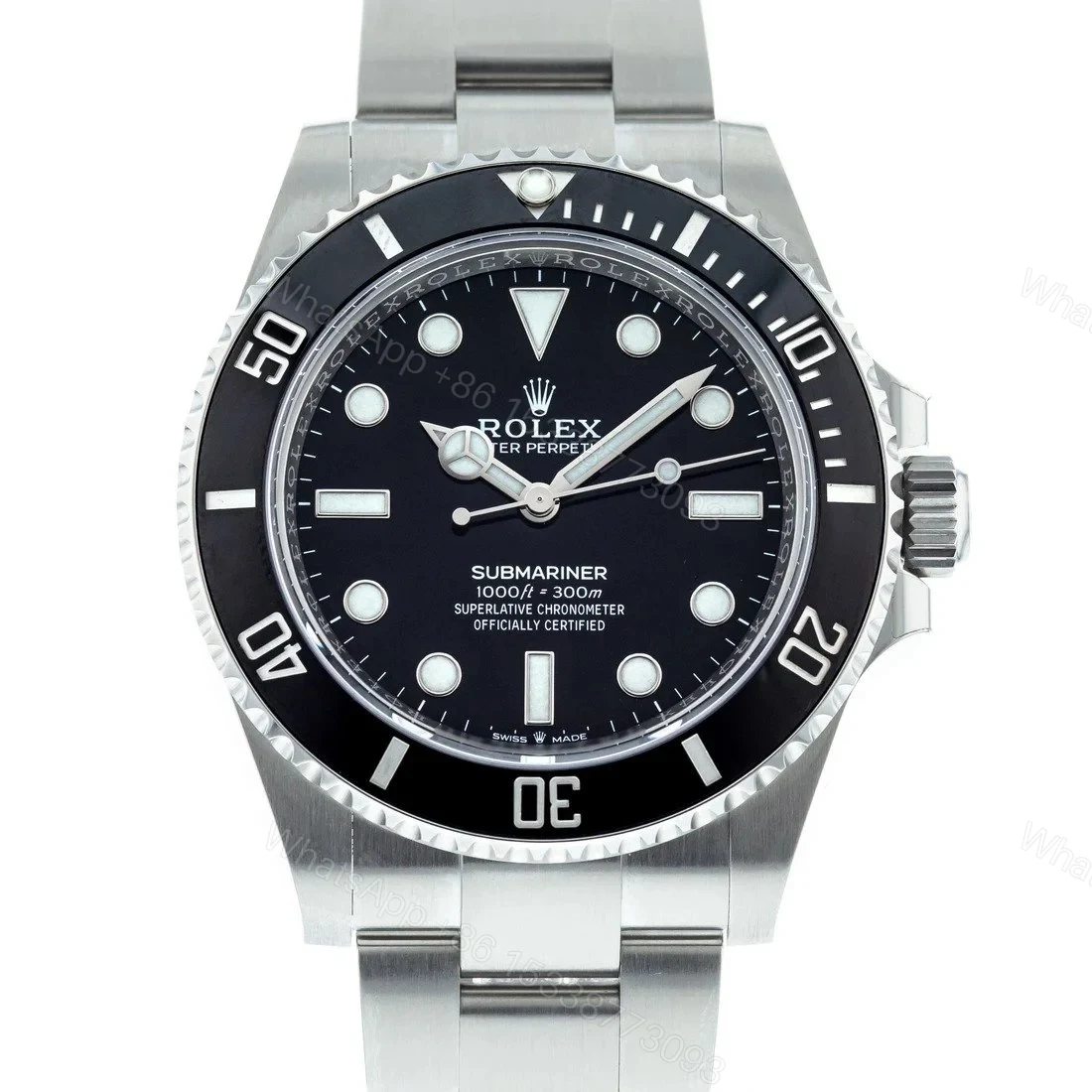 View 2 of Superclone Rolex Submariner Black Dial 124060 No-Date