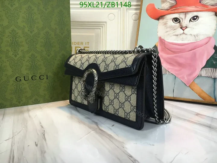View 3 of Designer Gucci Dionysus Blue Mini Shoulder Bag DMS6287