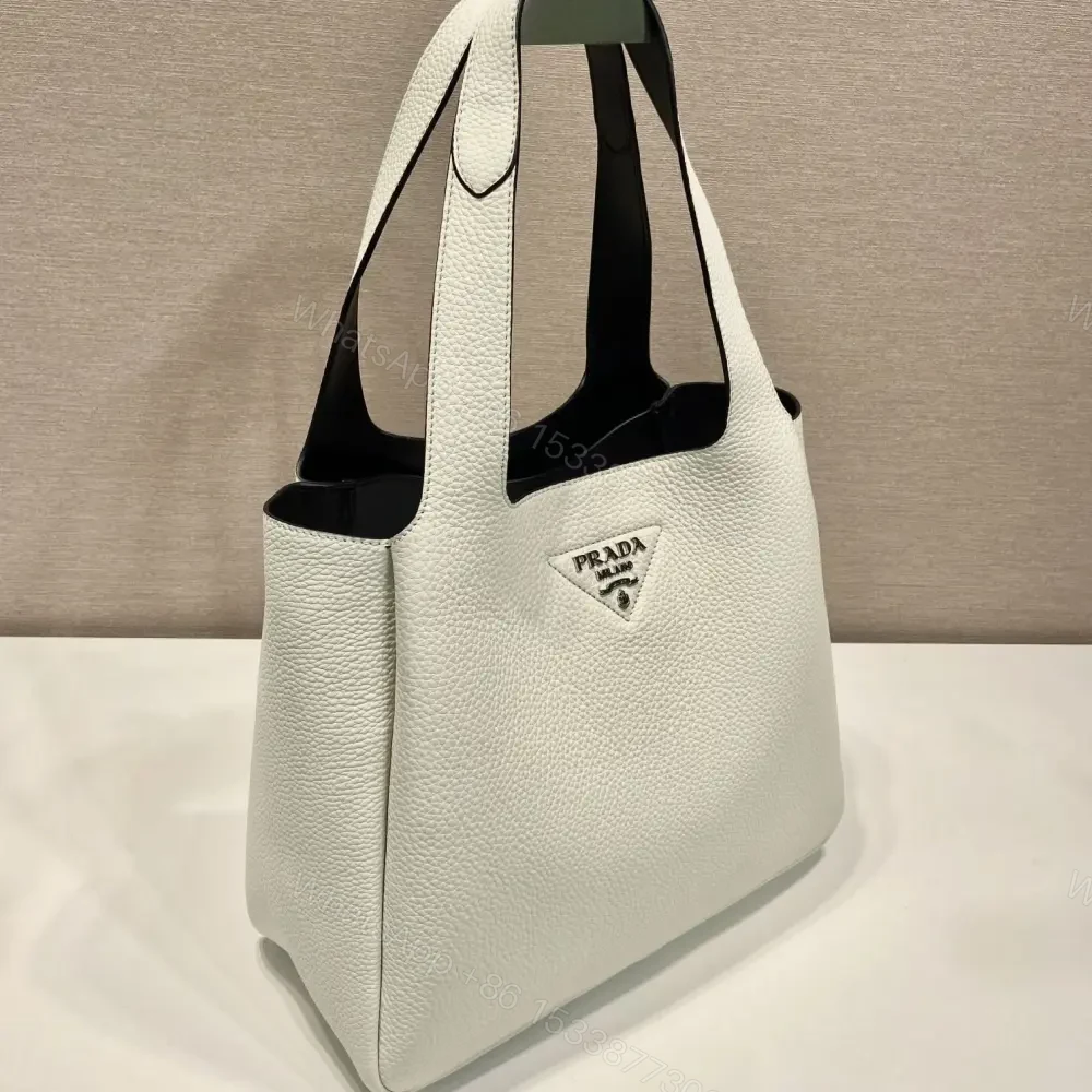View 4 of 高仿Prada*Tote系列菜籃子1BG338大號白色免檢版