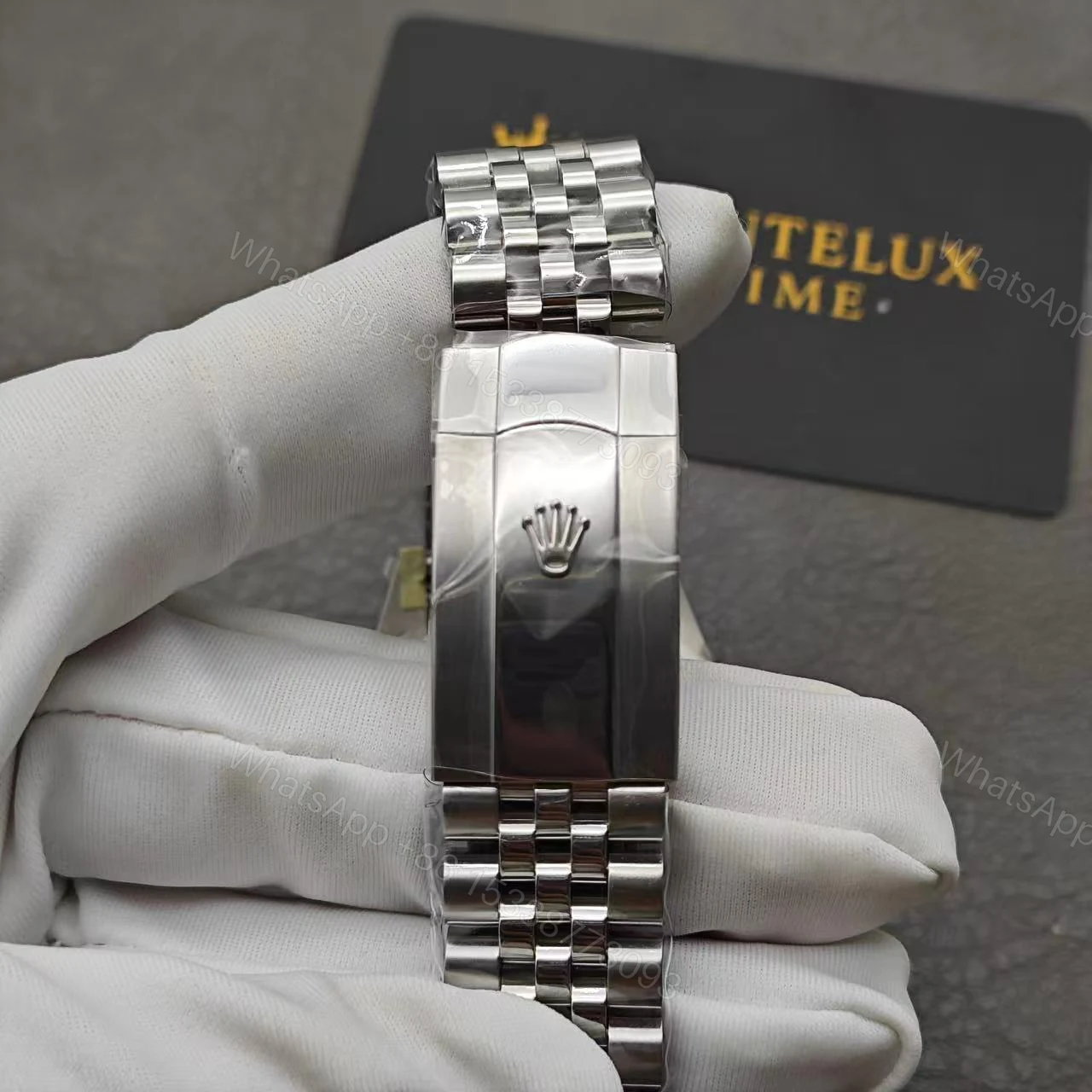 View 7 of Rolex Sky-Dweller Blue Dial Stainless Steel 336934 Jubilee Replica