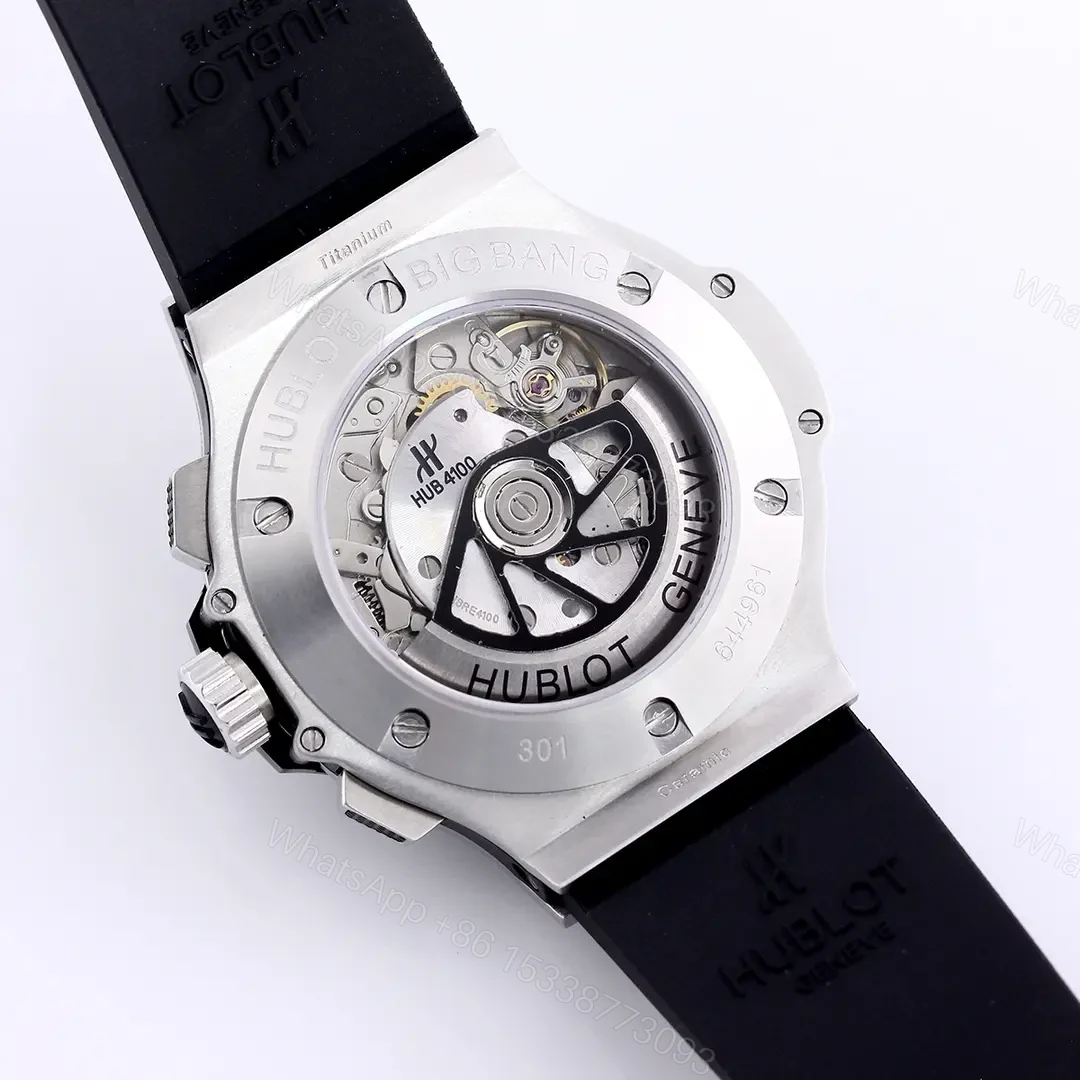 View 7 of JB Factory Hublot Big Bang Black Rubber Strap Watch