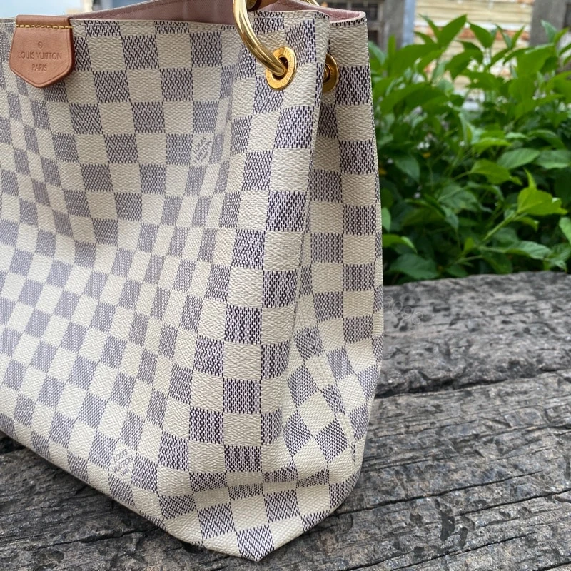 View 4 of Louis Vuitton Graceful PM Damier Azur 35Cm N42249