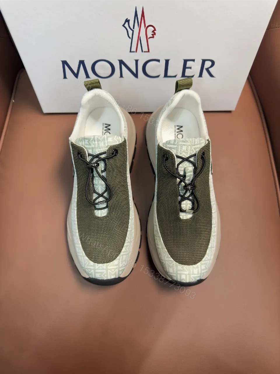 View 7 of Chunky Knit Street-Tech Sneakers: Luxe Moncler-Inspired, All-Day Comfort