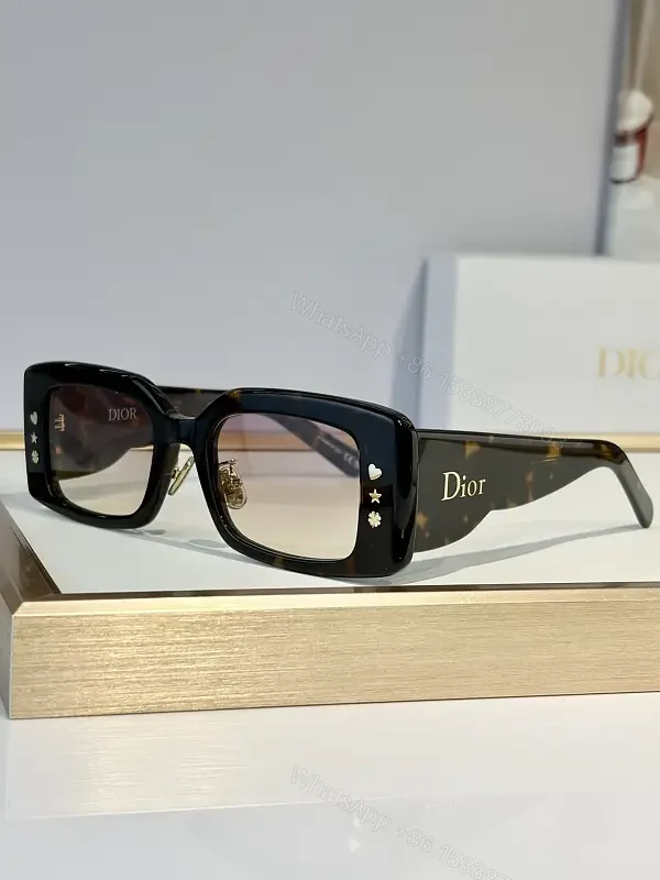 Oversized Black Gold Sunglasses – Luxe Dior-Inspired Glam — view 1