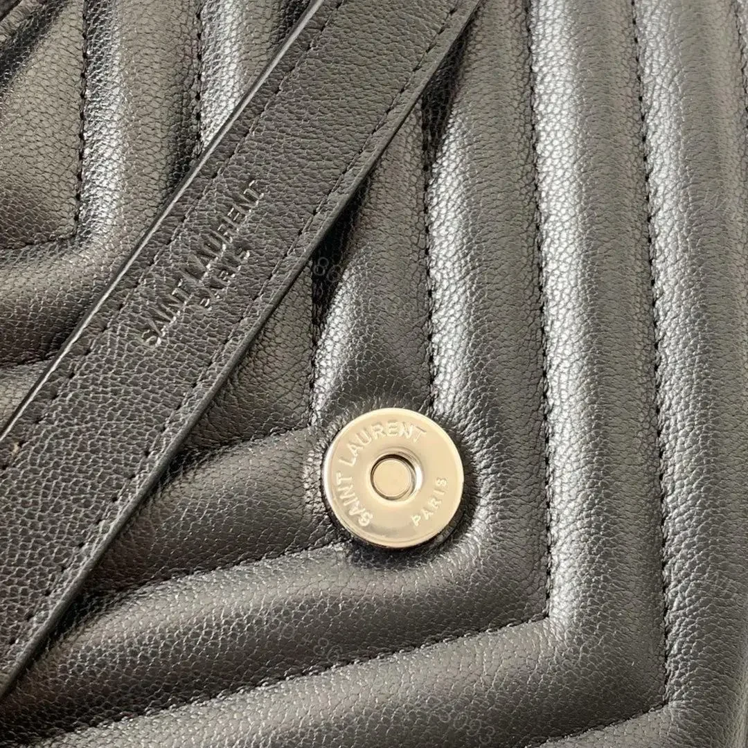 View 2 of YSL College Medium Quilted Leather Bag