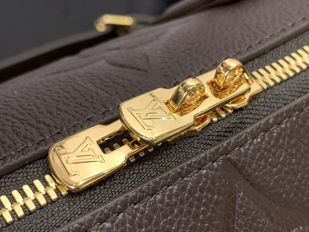 View 6 of Dark Chocolate Monogram Satchel: Elevated Everyday Luxury Bag