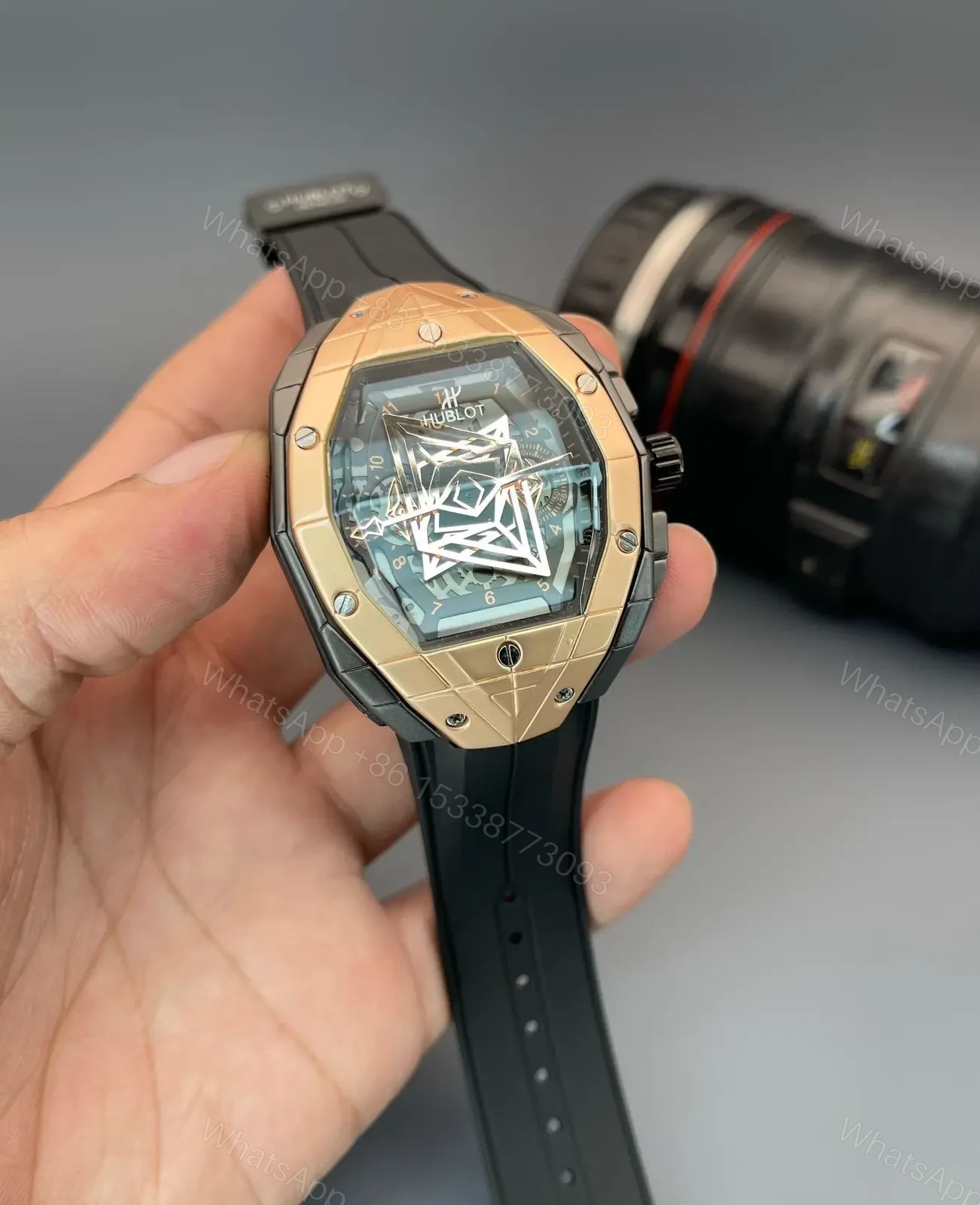 View 2 of Brand-Hublot Model-Big Bang Quality-7a Gender-Men’s Band-Black
