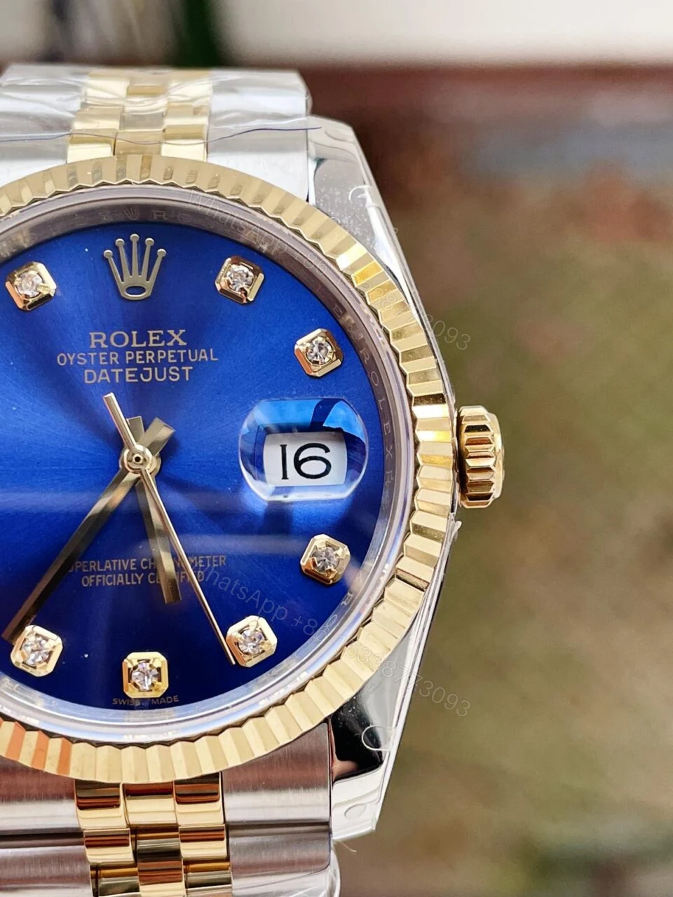 View 4 of Rolex DateJust 31mm Ladies 278289 BPF Blue /gold Dial 316L steel