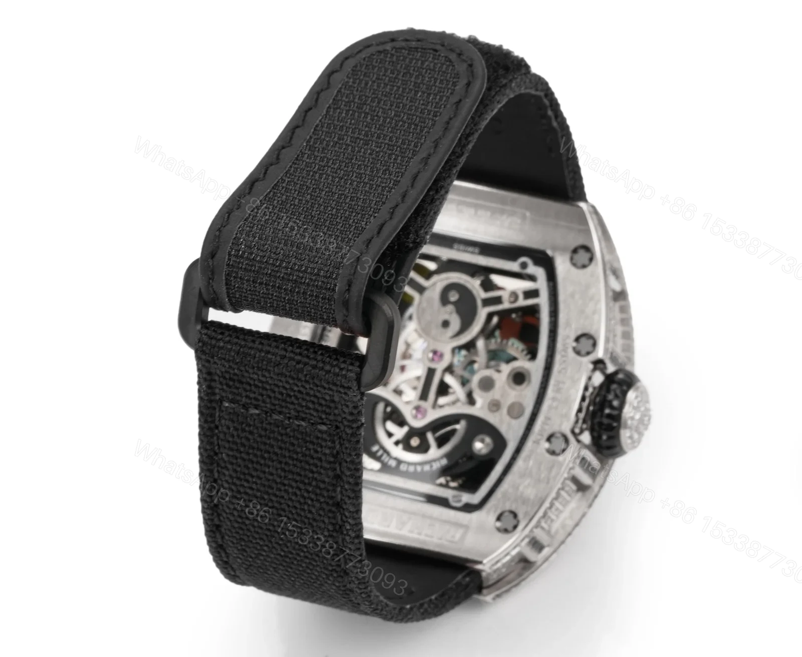 View 8 of Richard Mille RM S10 Koi Tourbillon Red Gold Diamond Artistic Watch RMS10-KOI-01