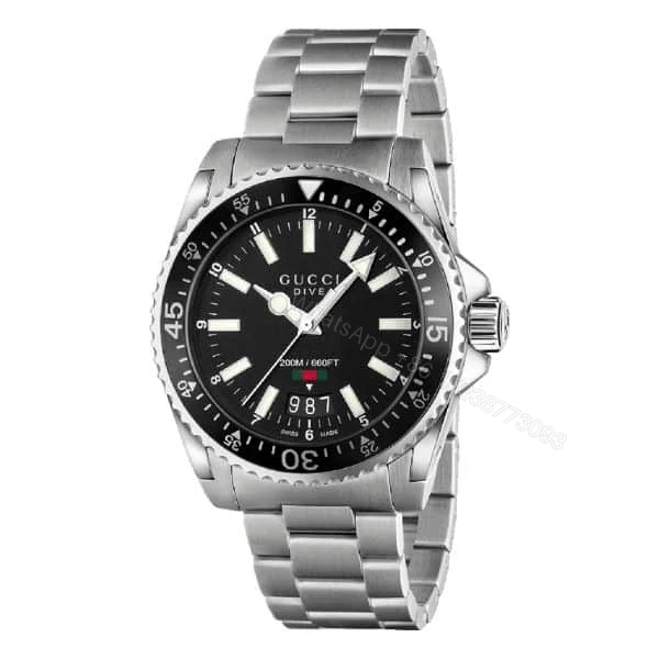 Gucci Dive Black Dial Watch 40Mm — view 1