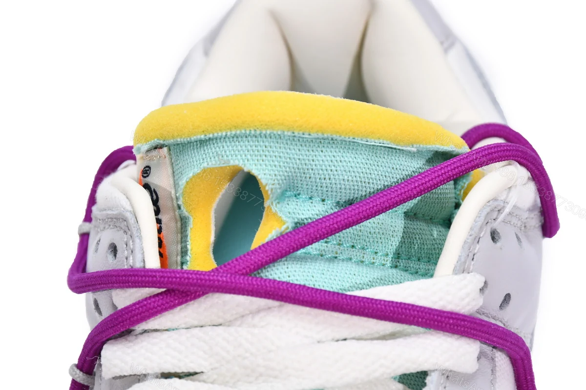 View 4 of OFF WHITE x Nike Dunk SB Low The 50 NO.21 DM1602-100