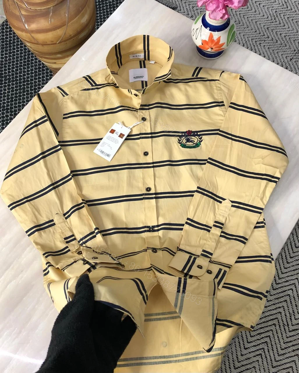 View 14 of First Copy Burberry Cotton Fabric Shirt