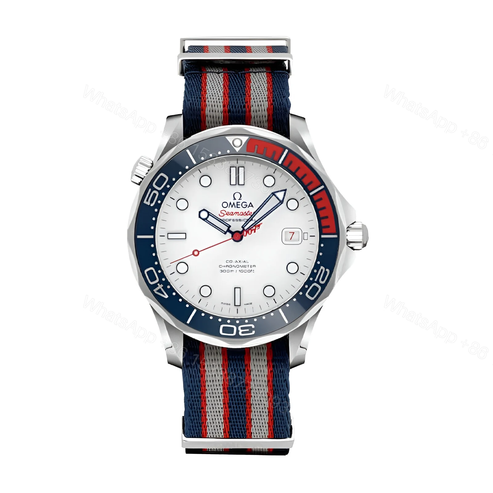 Omega 007 White Replica — view 1
