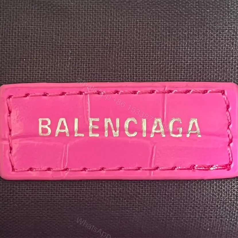 View 18 of 高仿Balenciaga*LeCagole系列餃子包玫紅色S
