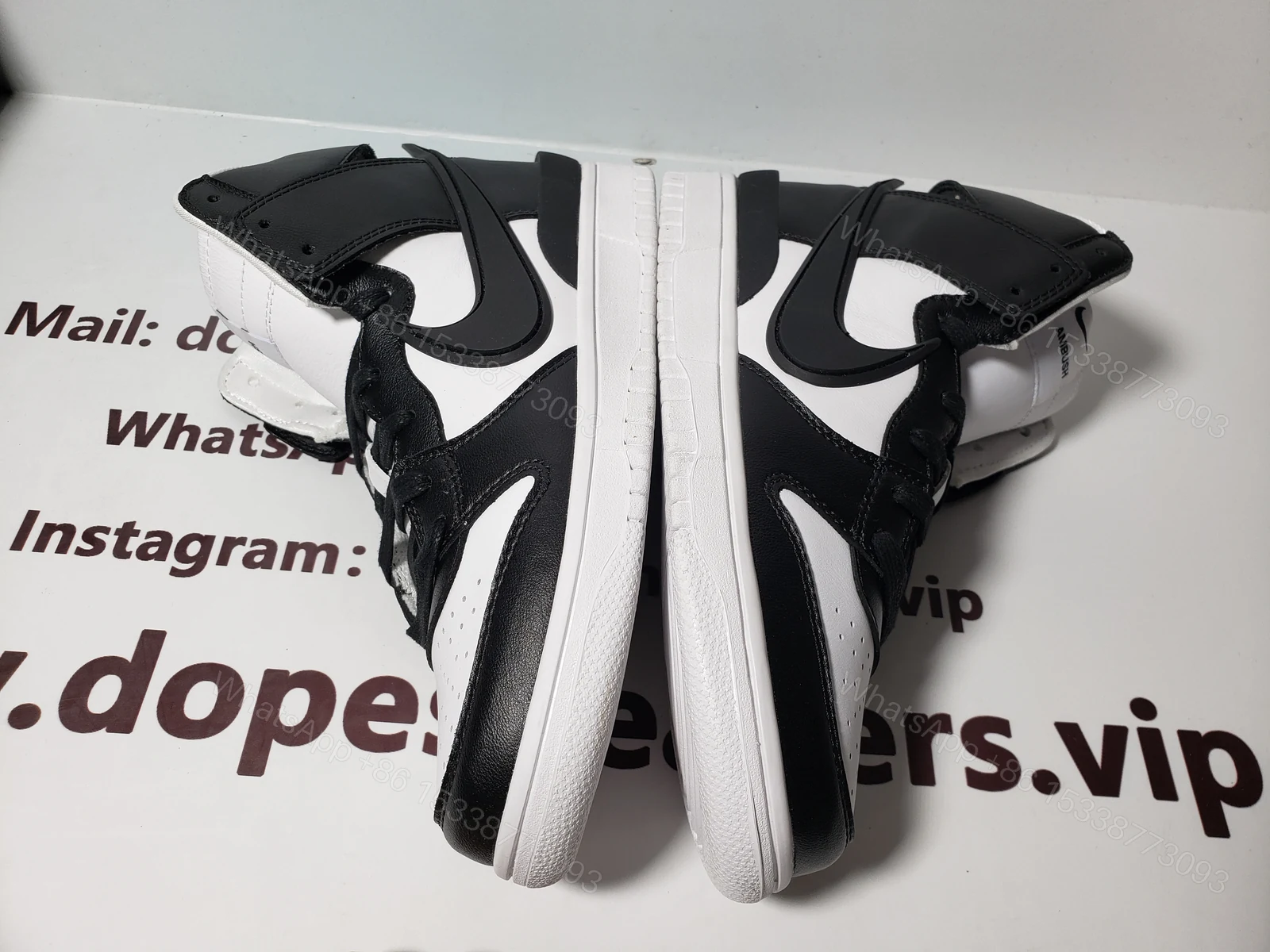 View 3 of AMBUSH X Dunk High 'Black' CU7544-001