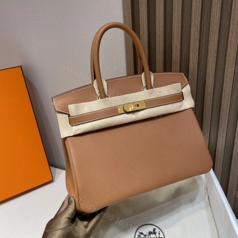 View 5 of Hermès Birkin 30 Brown Gold Hardware