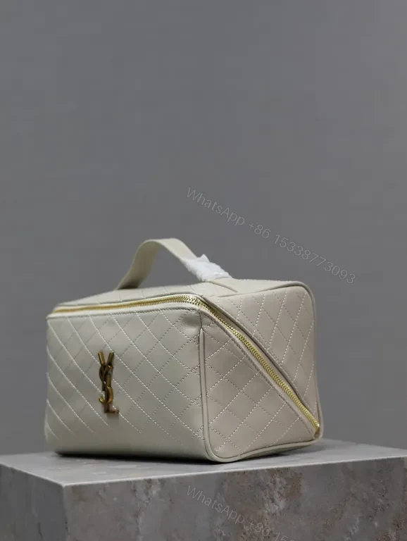 View 8 of Quilted Vanity with YSL Hardware â€” Compact Luxury Bag