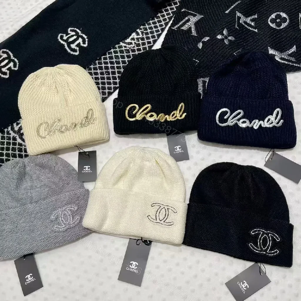 View 9 of Chic Knit Beanie: Luxe Texture, Subtle Embroidery, All-Season Style