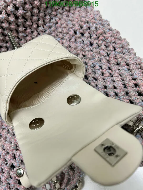 View 27 of Chanel Multicolor Crochet Mixed Fibers Shopping Tote BB4726