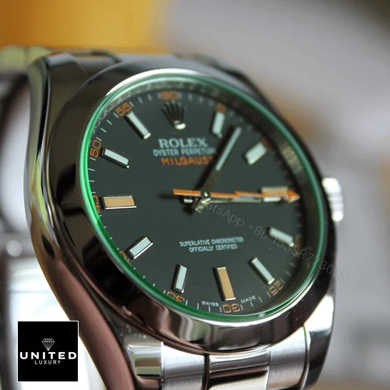 View 12 of Rolex Milgauss 116400GV-0002 Blue Dial Replica