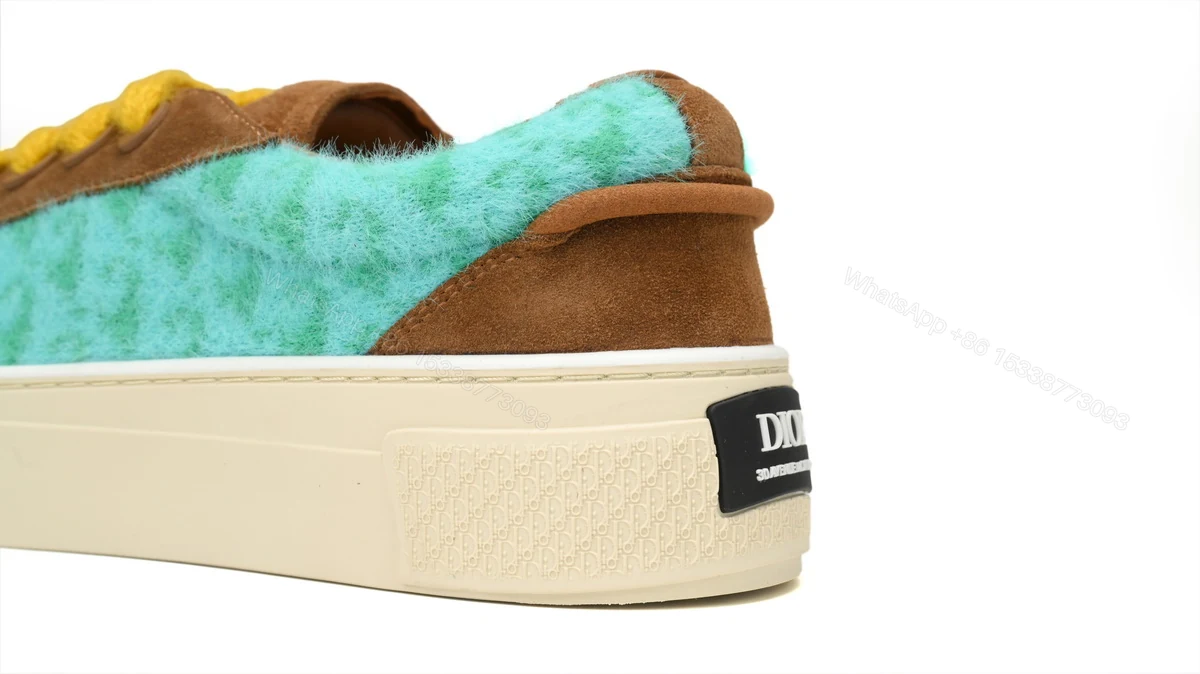 View 8 of Dior B33 Sneakers Release Brown Green 3SN272 ZIR1 6536