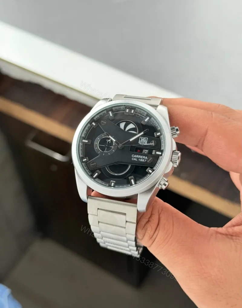 View 2 of Tag Heuer Carrera CR7 44MM Chronograph Black Dial