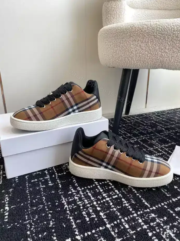 View 5 of BURBERRY RANGLETON CHECK SNEAKERS – BBR102