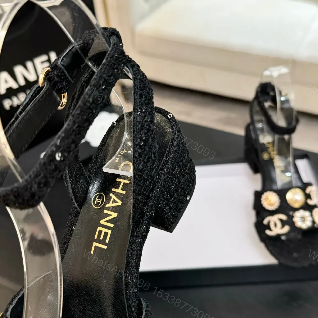 View 3 of Elegant Embellished Sandals - Luxe Glam, All-Day Comfort