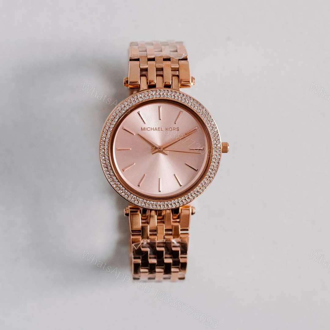 View 2 of First Copy Michael Kors Darci Copper Pink Watch For Women