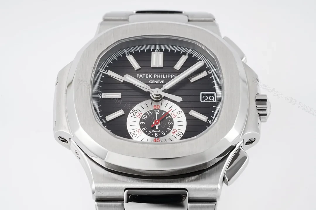 View 3 of Patek Philippe 5980 Silver Black Watch