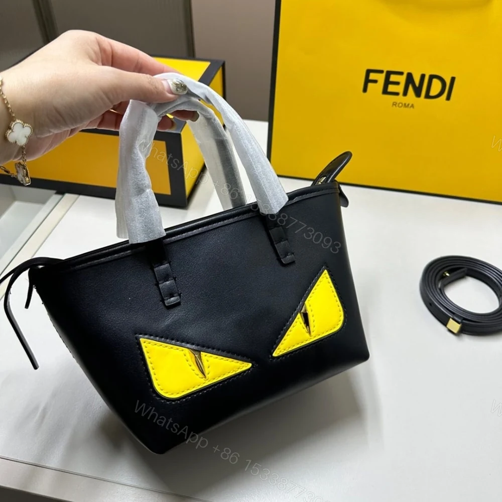 View 2 of FENDI ROLL LUNAR NEW YEAR MINI BAG BLACK 17CM 8BS096ATXUF1QIO