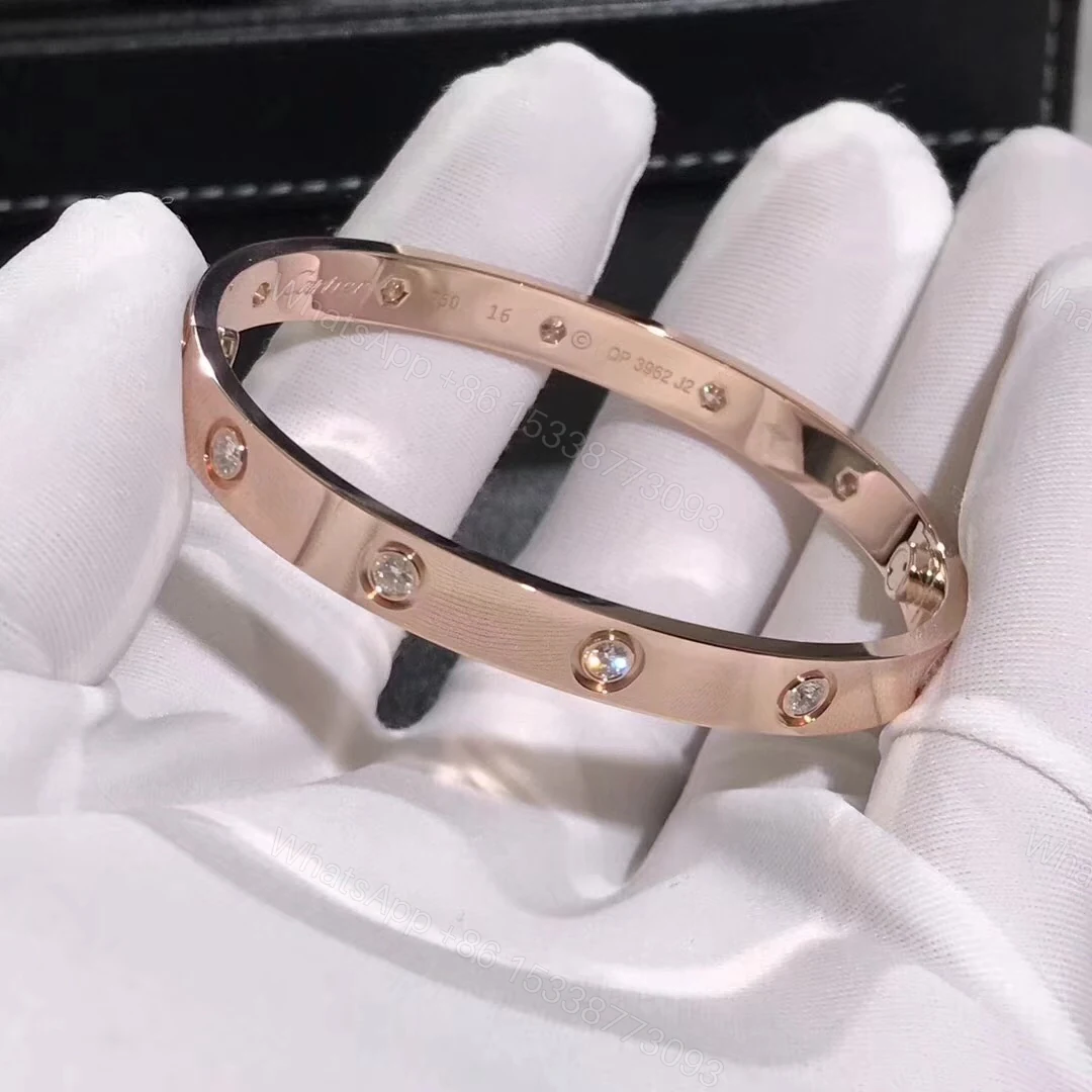 Cartier Love Bracelet, 10 Diamonds — view 1
