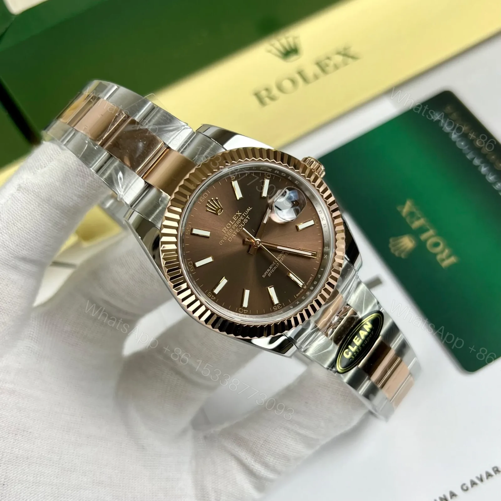 View 3 of Rolex Datejust Chocolate Dial 126331 Oyster 41 mm