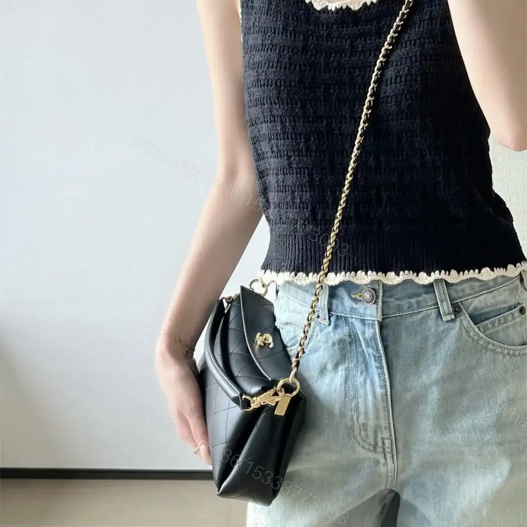 View 21 of 高仿Chanel*26S系列AS6255小牛皮飯盒包黑色免檢版