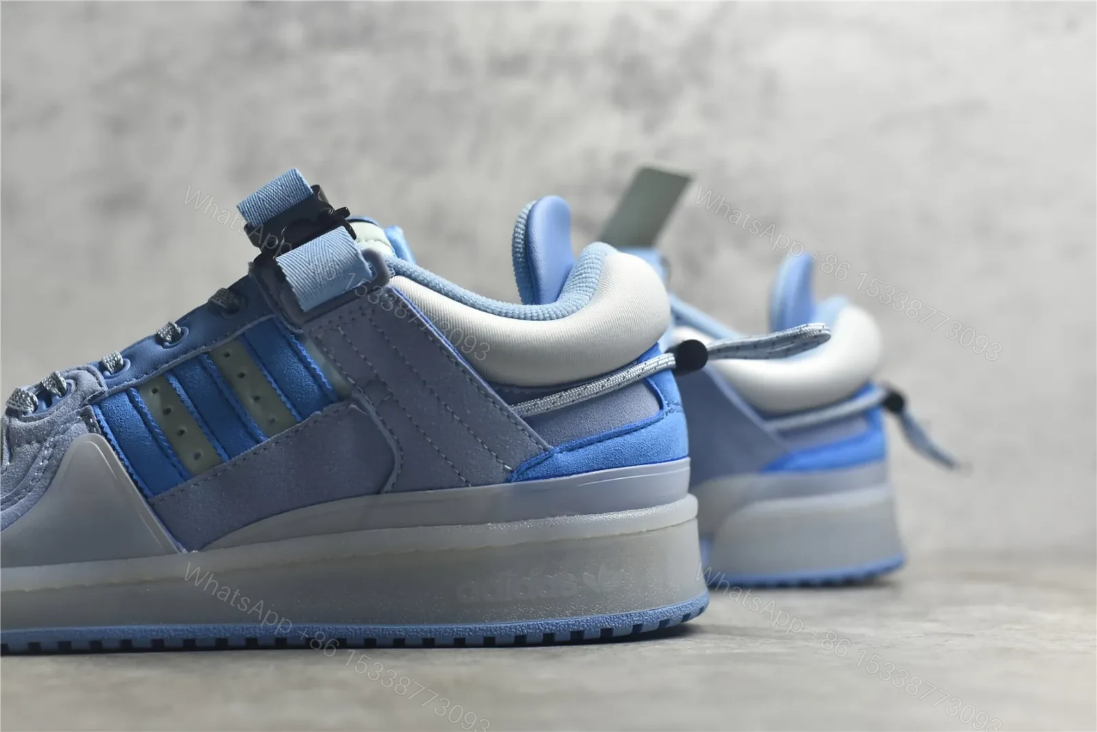 View 4 of Bad Bunny x adidas Forum Low Blue Reps