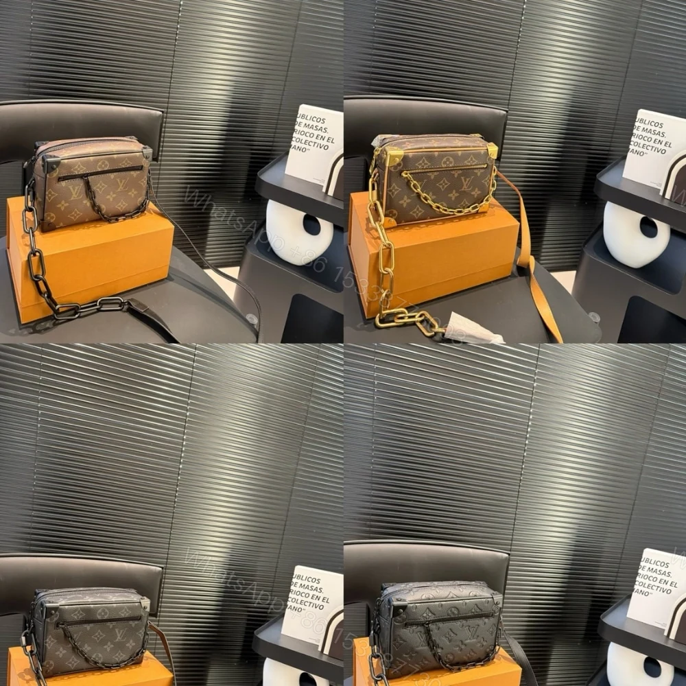 View 3 of Louis Vuitton Mini Soft Trunk Monogram Black 18Cm M55702