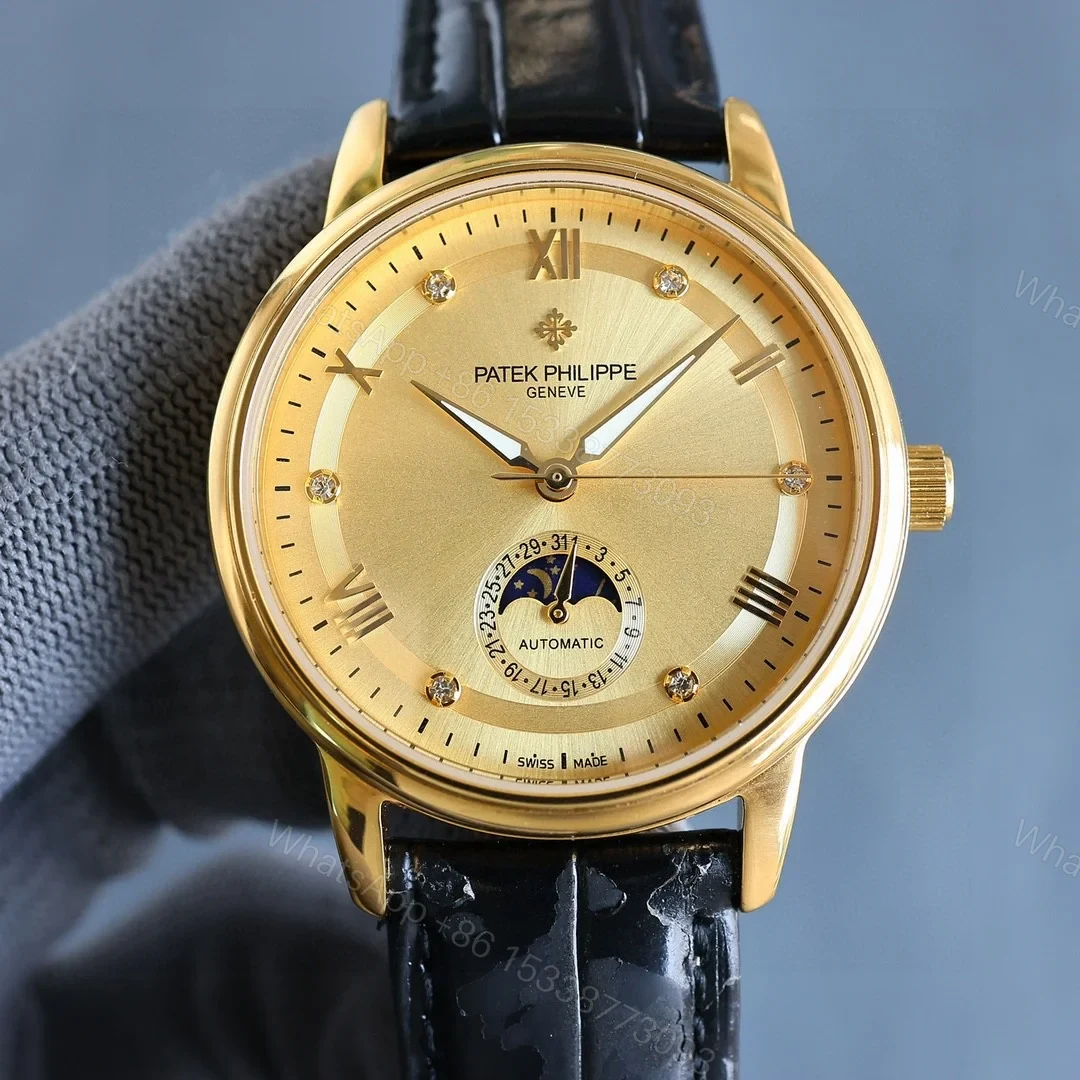 Patek Philippe Phase Automatic Mechanical Watch – 40mm PP-MOONPHASE-40MM-2025 — view 1