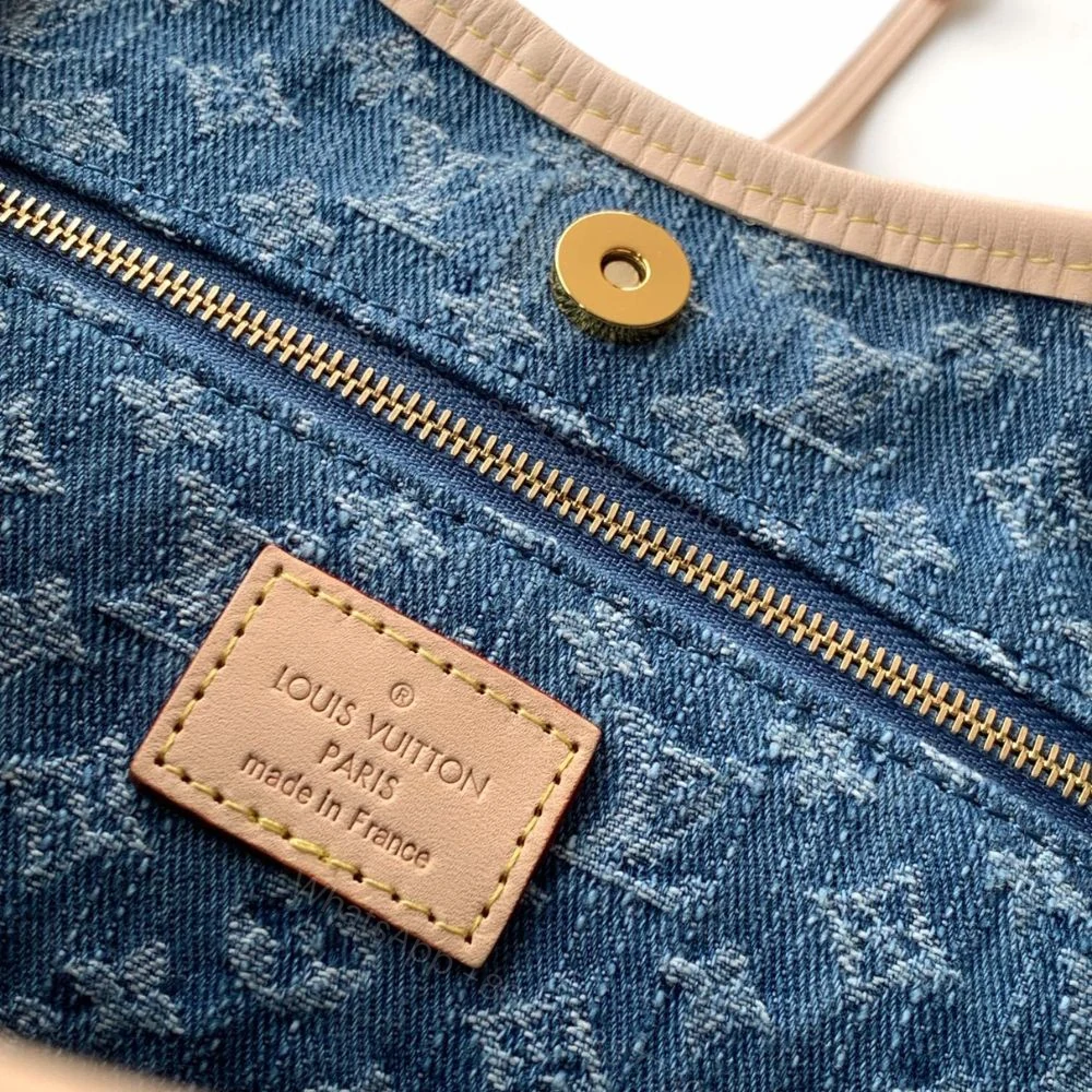 View 5 of Louis Vuitton Carryall Cargo PM Blue Denim 33Cm