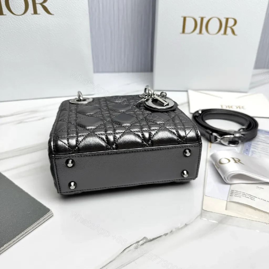 View 5 of Quilted Calfskin Mini Satchel: Luxe City Accessory